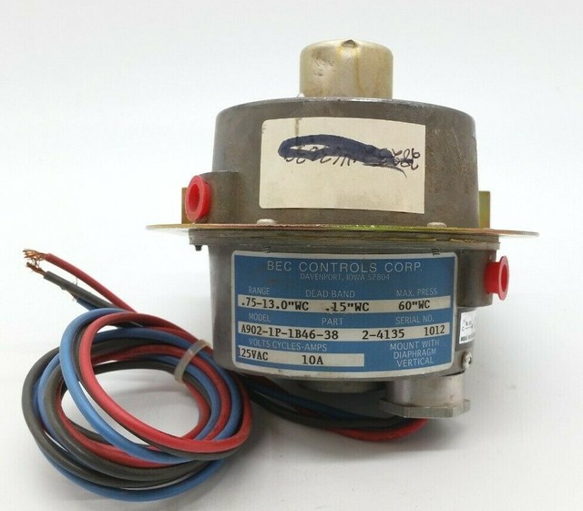 BEC Controls A9021P1B4638 Pressure Switch eBay