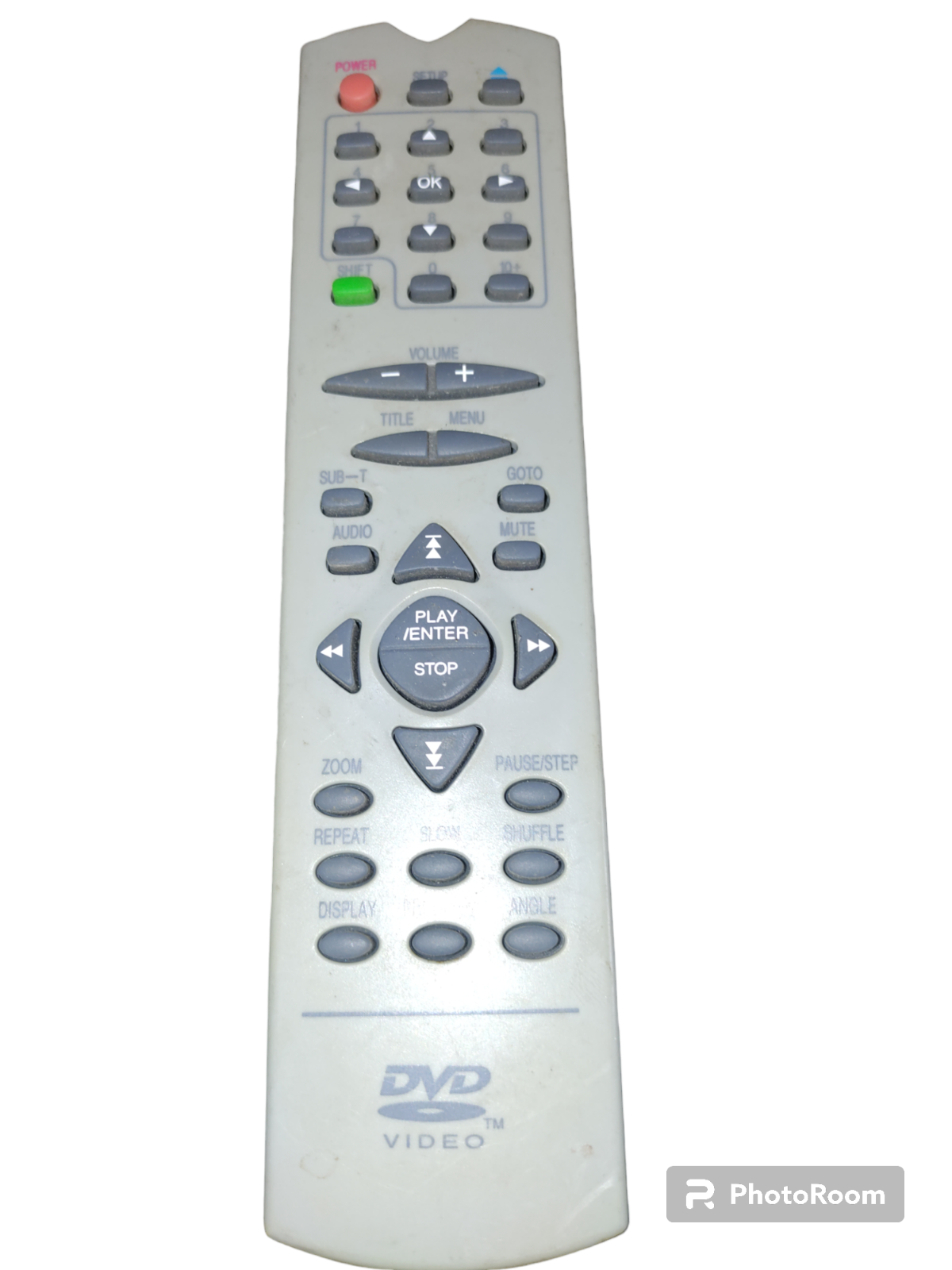 APEX Grey DVD Video TVD12-T1-3 Replacement Remote Control