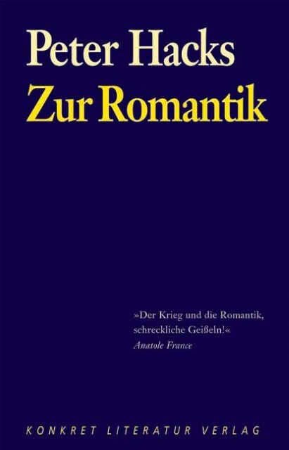 Thumbnail - Zur Romantik Peter Hacks