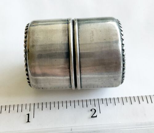 Antique Sterling Thread Box - Picture 4 of 4