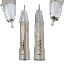 LANJING Dental Surgical Straight Handpiece 1:1 Attactment Low Speed Fiber Optic