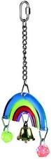 Prevue Pet Products Rainbow Acrylic Bird Toy conure budgie cockatiel parakeet