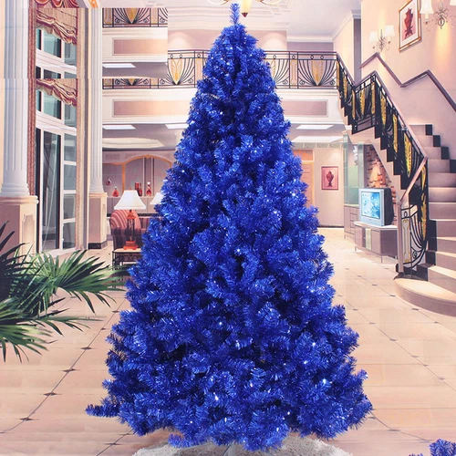 Blue Artificial Christmas Tree Brooch lots Undecorated Xmas Tree 2 3 4 5 6 7 8FT - Picture 1 of 6