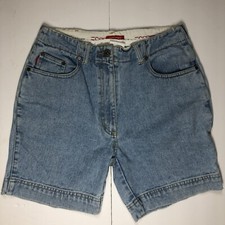 Esprit Vintage Denim Shorts Size 7 Junior Womens Light Wash 90s Retro