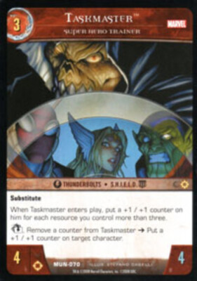 #ad VS System: Taskmaster Super Hero Trainer Played Marvel Universe TCG CCG Class $0.99
