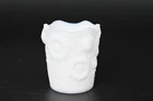 Vintage Country Store Products Milk Glass Toothpick Holder Sunflower Flower