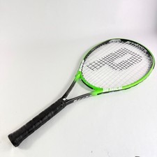 Prince Thunder Strike 110 Tennis Racket Green Black Sweet Spot Extension Used