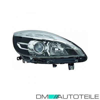 Scheinwerfer links H7/H7 schwarz passt für Renault Scénic III +Grand ab 2012