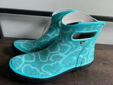 NWT Bogs Bloom Sita Outdoor Boots Womens Ankle Patch Gardening Chores Sz 10