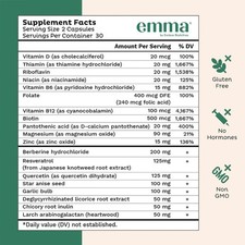 3 Pack Emma Gut Health Supplement 180 Capsules for Bloating Relief & Leaky Gut - Image 2