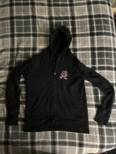 Vintage Hysteric Glamour Star-Spangled Bear Black Hoodie Size M