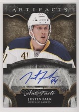2017-18 Upper Deck Artifacts Auto Facts Justin Falk #A-JF Auto 0j4n