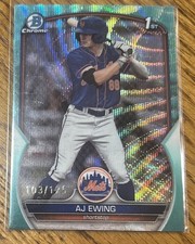 AJ Ewing 2023 Bowman Draft Chrome Aqua Wave Refractor #/125 #BDC-152 💎🔥