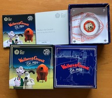Royal Mint Wallace and Gromit 2019 UK .925 Silver Proof Coin Limited Edition