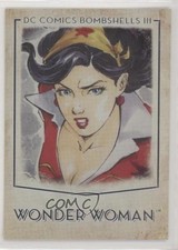 2019 Cryptozoic DC Bombshells Series III Rainbow Foil Wonder Woman #02 2rz