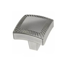 20 Nickel Knobs Handles Cabinet Hardware Kitchen Dresser Textured Arch