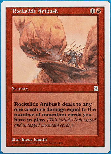Rockslide Ambush Portal Three Kingdoms NM Red Uncommon CARD (499351) ABUGames - Picture 1 of 2
