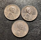 1943 P Lincoln Steel Wheat Cent Penny Set Of 3 #6