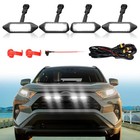 Front Grill Lights for Toyota RAV4 Accessories 2024-2019 Hybrid LE SE XLE XSE
