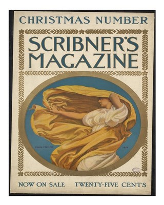Vintage Scribner's Magazine Wandkunst Poster - klassische Dekoration Wohnkultur