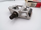 Redline Alluminum Platform Flat Pedals Silver 1/2 BMX 120300 Used — photo 9