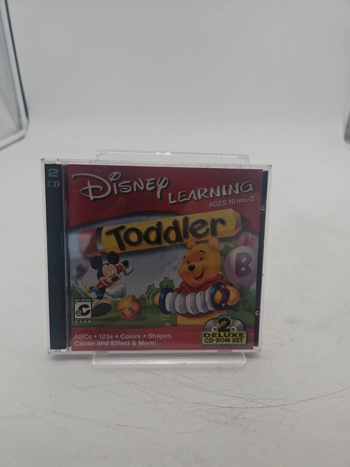 Disney Learning Toddler Mickey Mouse Winnie The Pooh 2 Disc Set PC Tested Works - Image 2 of 4