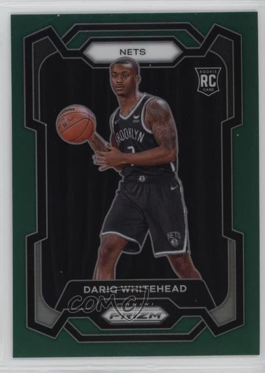 2023-24 Panini Prizm Green Prizm Dariq Whitehead #175 uk2