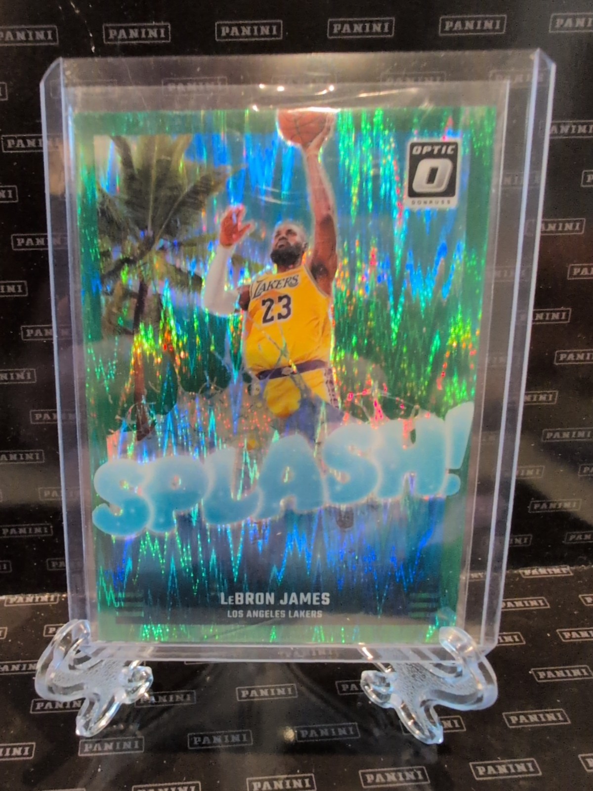 2024-25 Dunruss Optic Lebron James Splash Green Shock Wave /149