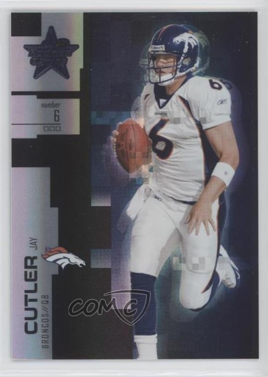 2007 Leaf Rookies & Stars Longevity Parallel Black /25 Jay Cutler #90 0q3