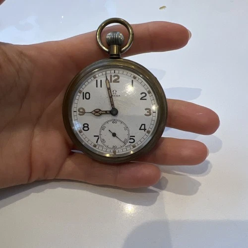 Antique Omega Pocket Watch – Swiss Made – Open Face – c. 1910s–1920s