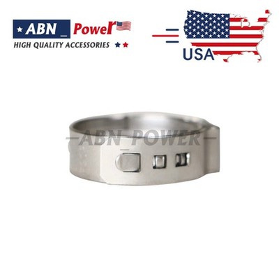 EFIELD 100 PCS 1/2'' Stainless Steel PEX Clamps Cinch Rings For Pex Pipe