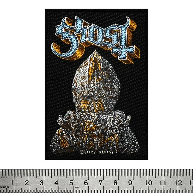 Death Band Logo Large Embroidered Sew-On Back Patch for Jacket Vest