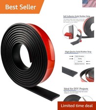 Durable Black Neoprene Rubber Sheet Roll - Ideal for DIY Gaskets and Insulation