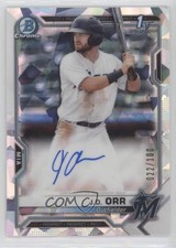 2021 Bowman Chrome Prospect Atomic Refractor 22/100 JD Orr #CPA-JO Auto 4ey