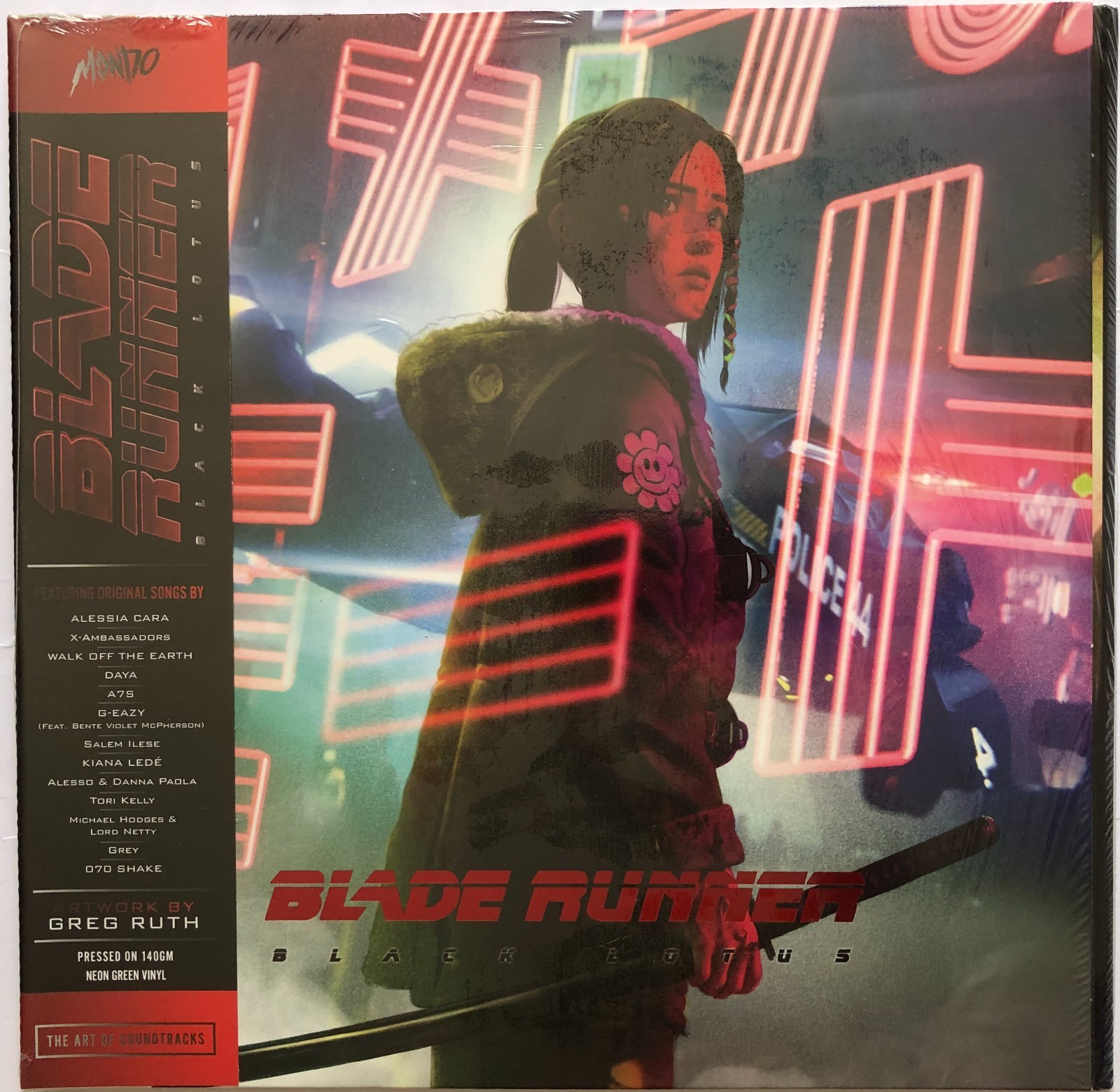 Blade Runner Black Lotus Soundtrack Neon Green Vinyl New Sealed Mondo Records