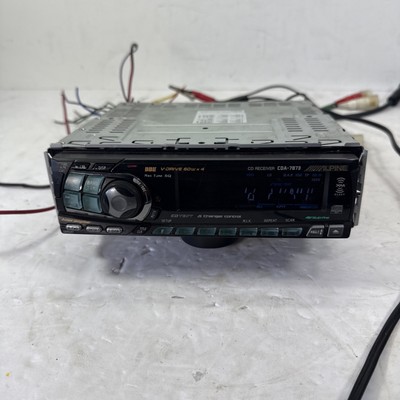 ⚠️FLAWS READ⚠️ RARE Alpine CDA-7873 FM/AM/XM CD Changer Old