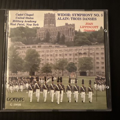 Widor: Symphony no 5 Alain Trois Danses Joan Lippincott Gothic Records Audio CD