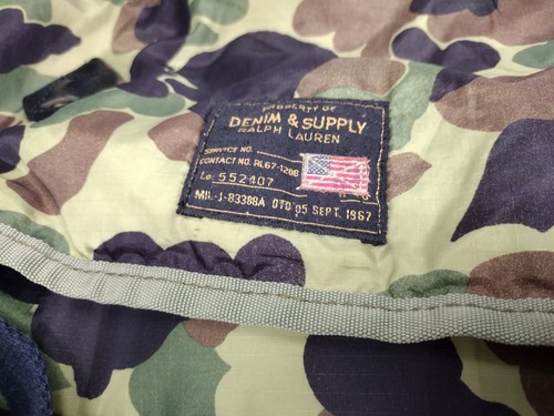 Denim & Supply Ralph Lauren Messenger Bag ripstop Camo crossbody Laptop bag tote - Picture 3 of 17
