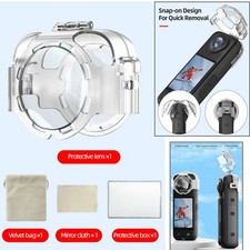 Sports Camera Anti-fog Lens Cover For Insta360 X4 Snap-on Lens Protective Case