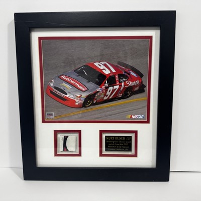 Mounted Memories NASCAR Kurt Busch Race Metal From 2003 Winston Cup Limited EDT