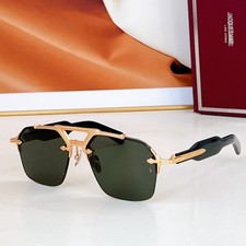 JMM ALTA High Quality Sunglasses metal half-frame toad sunglasses