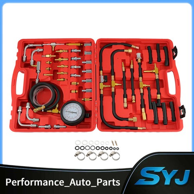 #ad 0 140 PSI Fuel Injection Gauge Pressure Tester Pump Check Tool Set $105.99