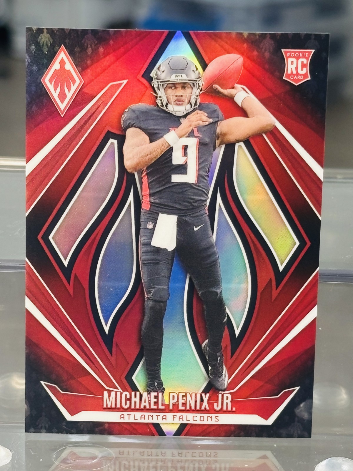 2024 Panini Phoenix - Rookies Michael Penix Jr. #229 Red Fade /299 (RC)