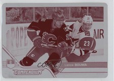 2016-17 Upper Deck Compendium Printing Plate Magenta 1/1 Lance Bouma #43 0c3