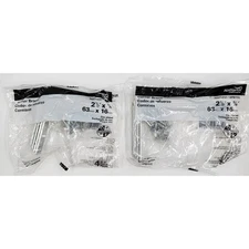 National Hardware Corner Braces 4-Pk 2.5-in Zinc Plated Steel N227-413 Lot of 2