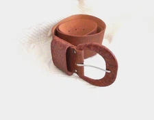 Lg & SM Snake Textured Belt 40" End/End 2" Wide 5 Hole Adjust 8" On End