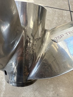 Mercury Trophy Plus Propeller Prop 25p Pitch for sale online Mercury Trophy Plus Propeller Prop 25p Pitch for sale online