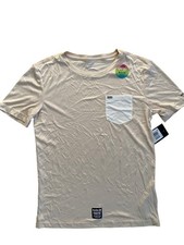 Hurley Big Boys Pocket UPF50 Short-Sleeve T-Shirt - Light Khaki Size L NWT