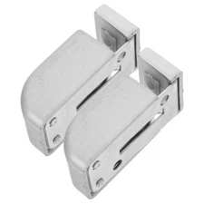 2 Pcs Glass Door Locator Adjustable Sliding Floor Guide Shower Bumpers