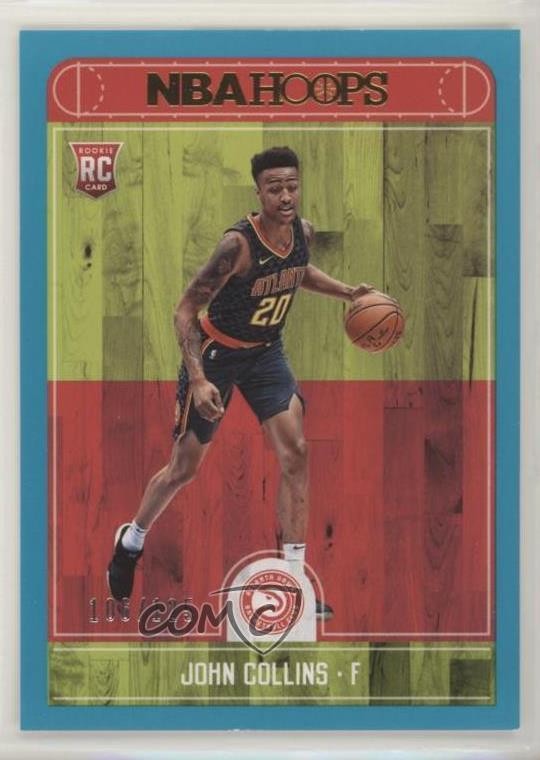 2017-18 Panini NBA Hoops Teal 106/125 John Collins #269 Rookie RC 2h4